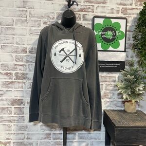 Arlington hardware Gray Hoodie adult small